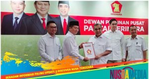 Iqbal-Dinda Resmi Terima Form Persetujuan Parpol KWK Gerindra