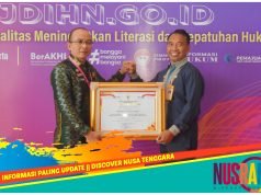 Pemprov NTB Dapat Penghargaan dari Kemenkumham RI