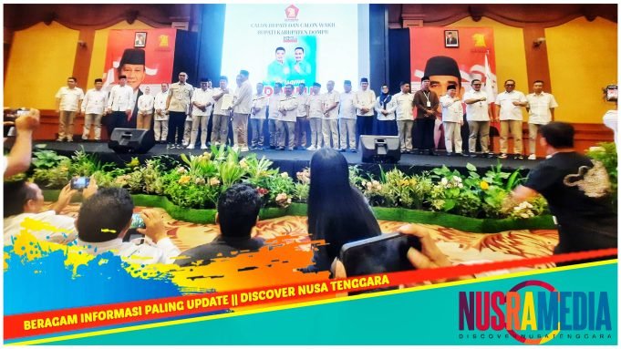 Gerindra Serahkan B1-KWK ke 10 Cakada Kabupaten/Kota se-NTB