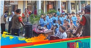 BPBD Sumbawa Sosialisasikan Mitigasi Bencana ke Siswa