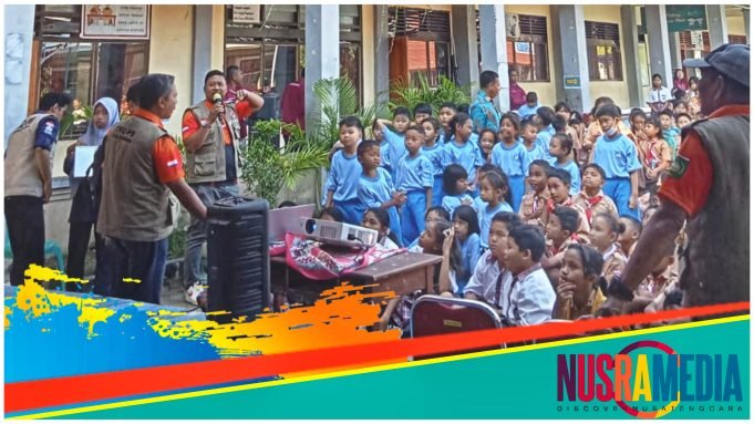 BPBD Sumbawa Sosialisasikan Mitigasi Bencana ke Siswa