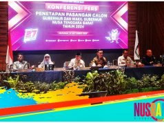 KPU Tetapkan Tiga Paslon Gubernur/Wakil Gubernur NTB 2024