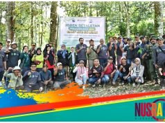 Bank NTB Syariah Tanam 1024 Bibit Pohon di Joben Lombok Timur