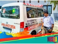 Desa Senawang Dapat Bantuan Mobil Ambulan dari Pemda Sumbawa