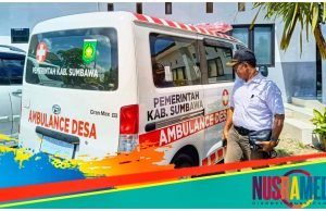 Desa Senawang Dapat Bantuan Mobil Ambulan dari Pemda Sumbawa