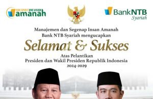Bank NTB Syariah : Selamat Atas Dilantiknya Presiden/Wakil Presiden RI 2024-2029