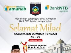 Bank NTB Syariah : Selamat Milad Lombok Tengah ke 79