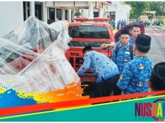 BPBD Sumbawa Terima Bantuan 5 Unit Mesin Pemadam