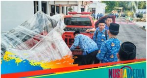 BPBD Sumbawa Terima Bantuan 5 Unit Mesin Pemadam
