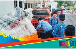 BPBD Sumbawa Terima Bantuan 5 Unit Mesin Pemadam