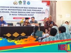 Tanamkan Rasa Nasionalis, Polri Gelar Diskusi Wawasan Kebangsaan di SMAN 2 Mataram