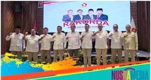Gerindra NTB Gelar Rakorda, Seluruh Kader Diminta Tegak Lurus Satu Komando