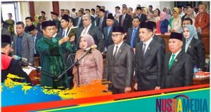 Pimpinan Defenitif DPRD NTB Resmi Dilantik