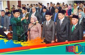 Pimpinan Defenitif DPRD NTB Resmi Dilantik