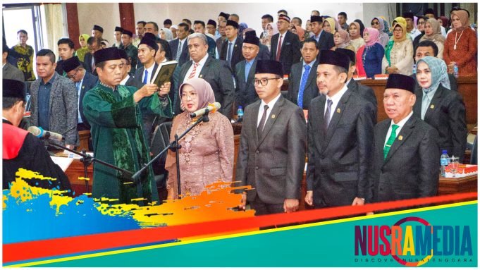 Pimpinan Defenitif DPRD NTB Resmi Dilantik