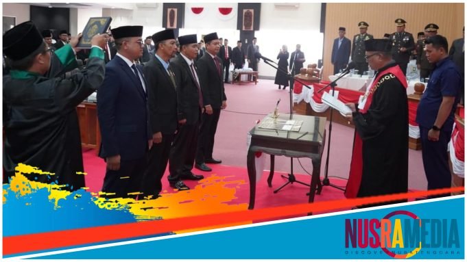 Empat Pimpinan DPRD Sumbawa Dilantik