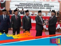 Ketua DPRD Sumbawa Ajak Anggota Laksanakan Tugas dengan Penuh Integritas