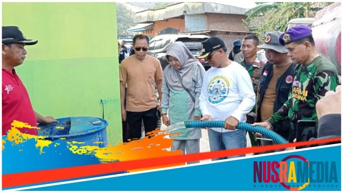 Pjs Bupati Sumbawa Droping Air Bersih ke Sejumlah Desa Terdampak Kekeringan