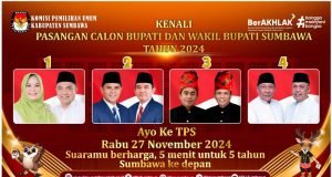 KPU SUMBAWA : KENALI PASLON BUPATI/WAKIL BUPATI SUMBAWA 2024