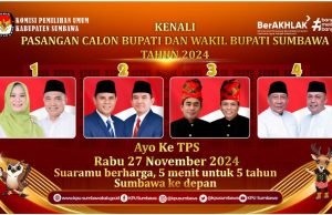 KPU SUMBAWA : KENALI PASLON BUPATI/WAKIL BUPATI SUMBAWA 2024