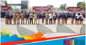 Gelar Konsolidasi PPK, KPU NTB Gelar Apel Kesiapan Pilkada NTB 2024