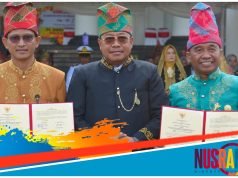 Puncak Harlah KSB ke-21, Pjs Bupati Sumbawa Teken MoU bersama Pjs Bupati Sumbawa Barat