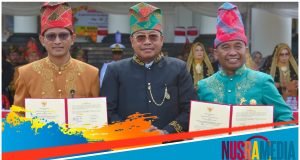 Puncak Harlah KSB ke-21, Pjs Bupati Sumbawa Teken MoU bersama Pjs Bupati Sumbawa Barat