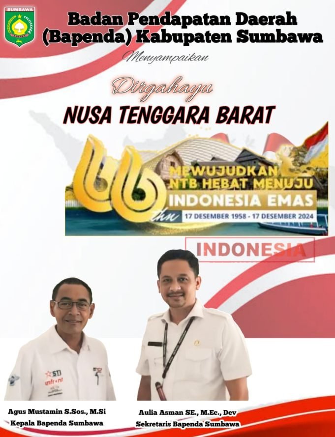 BAPENDA SUMBAWA : DIRGAHAYU NTB KE-66