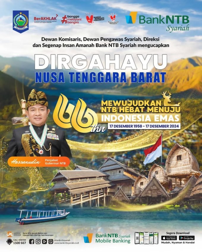 BANK NTB SYARIAH : DIRGAHAYU NTB KE-66