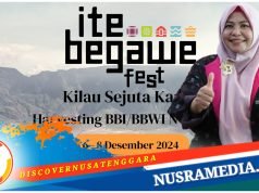 Spektakuler Gernas BBI ITE Begawe Fest 2024 : Festival Spektakuler Siap “Guncang” NTB Kepala Dinas Perindustrian (Disperin) Provinsi Nusa Tenggara Barat, Nuryanti. (Ist)