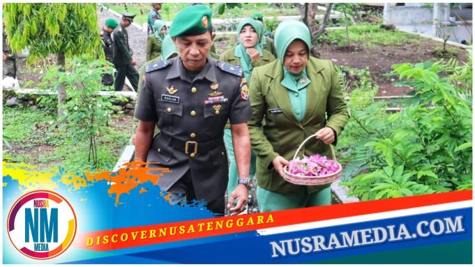 Kodim 1607/Sumbawa Gelar Upacara Ziarah di Taman Makam Pahlawan