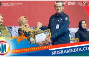 KPU NTB Raih Dua Penghargaan Nasional