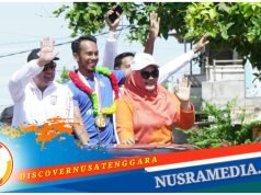 Wabup dan Ketua KONI Sumbawa Ikut Konvoi Atlet PON Aceh-Sumut