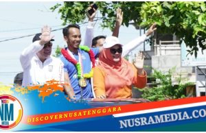 Wabup dan Ketua KONI Sumbawa Ikut Konvoi Atlet PON Aceh-Sumut