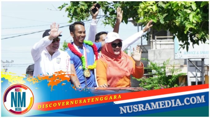 Wabup dan Ketua KONI Sumbawa Ikut Konvoi Atlet PON Aceh-Sumut