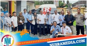 Tunjang Kegiatan Cabor, KONI NTB Resmikan Mobil Operasional