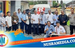 Tunjang Kegiatan Cabor, KONI NTB Resmikan Mobil Operasional