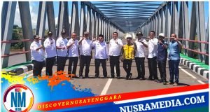 Jelang Peresmian Jembatan Terpanjang di NTB, Bupati Sumbawa Tinjau Ruas Jalan Samota