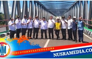 Jelang Peresmian Jembatan Terpanjang di NTB, Bupati Sumbawa Tinjau Ruas Jalan Samota