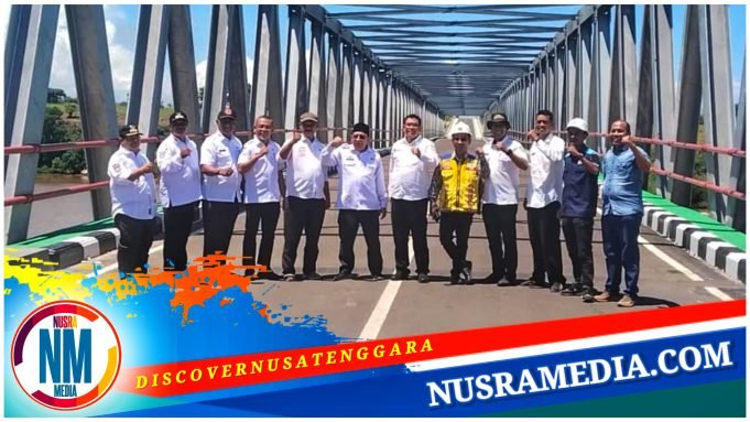 Jelang Peresmian Jembatan Terpanjang di NTB, Bupati Sumbawa Tinjau Ruas Jalan Samota