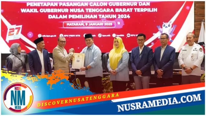 KPU Tetapkan Gubernur dan Wakil Gubernur NTB Terpilih