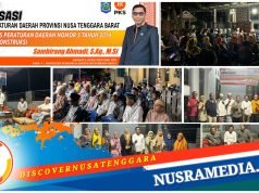 Kehadirannya Disambut Antusias, Sambirang Ahmadi Sosialisasikan Ranperda Tentang Jasa Konstruksi