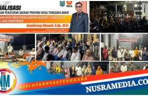 Kehadirannya Disambut Antusias, Sambirang Ahmadi Sosialisasikan Ranperda Tentang Jasa Konstruksi