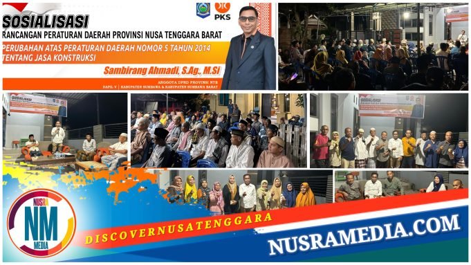 Kehadirannya Disambut Antusias, Sambirang Ahmadi Sosialisasikan Ranperda Tentang Jasa Konstruksi