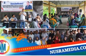 Sasar Dua Titik di KLU, Sudirsah Sujanto Sosialisasikan Ranperda Penyelenggaraan Perlindungan PMI Asal NTB