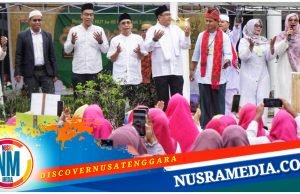Ribuan Peserta Ikuti Sholawat Akbar