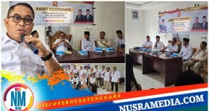 DPC Gerindra KLU Bakal Gelar Berbagai Kegiatan Warnai HUT Partai ke-17