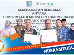 Pemkab Lombok Barat dan Bank NTB Syariah Teken Kerjasama Terkait KKPD