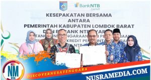 Pemkab Lombok Barat dan Bank NTB Syariah Teken Kerjasama Terkait KKPD