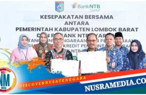 Pemkab Lombok Barat dan Bank NTB Syariah Teken Kerjasama Terkait KKPD